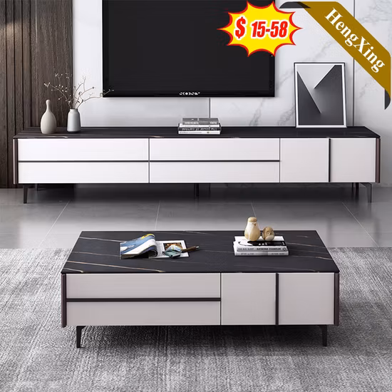 Moderne chinesische Wohnzimmer-Spiegelmöbel, TV-Ständer, TV-Schrank, Kaffee-Esstische